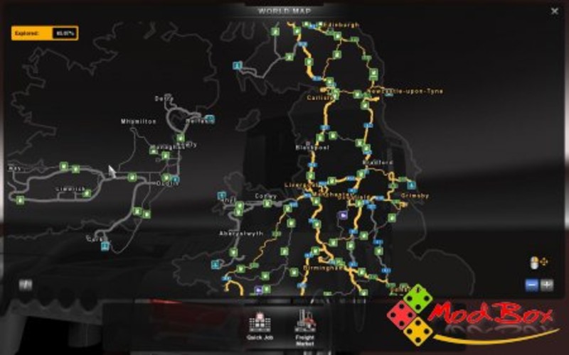euro truck simulator 2 mods map de travaux